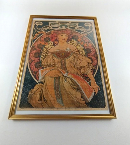 Quadro alfons mucha f - quadro,