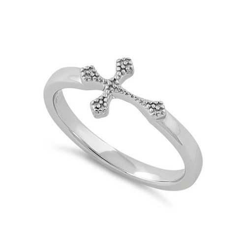 Anello dichiarazione croce - , in