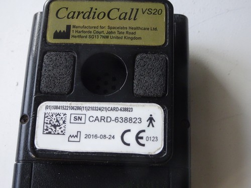 Spacelabs cardiocall vs20 - spacelabs,