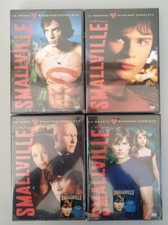 SMALLVILLE STAGIONI 1/4 SUPERMAN 4 COFANETTI 24 DVD TUTTI NUOVI CELLOPHANATI