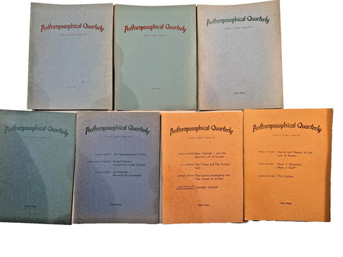 Anthroposophical quarterly - anthroposophical, quarterly-