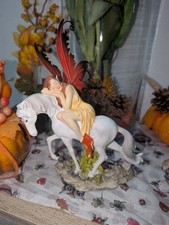 FAIRY FATA FATINA E Unicorno  - ORIGINALE LES ALPES