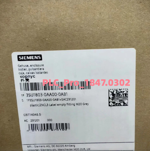 3su1803 0aa00 0ab1 1pzs nuovo - 3su1803-0aa00-0ab1,