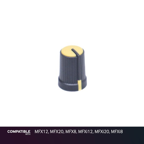 Soundcraft yellow pan knob - knob, for