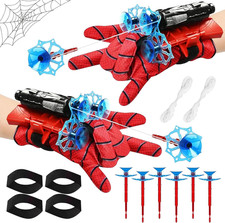 Set Di 2 Guanti Spiderm Launcher per Bambino, Spider Web Toy, Lanciatori Con Spa
