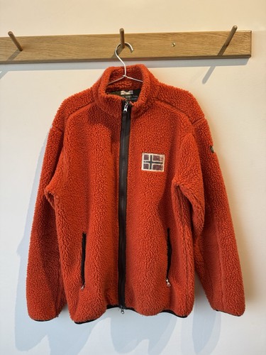 Napapijri orange full zip - napapijri,