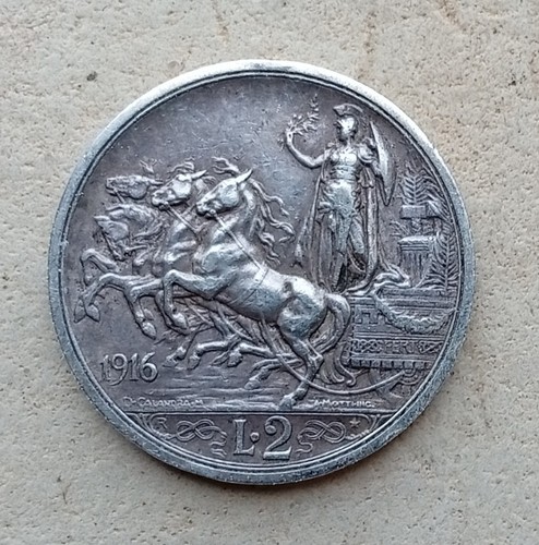 Regno italia lire 1916 - 2,