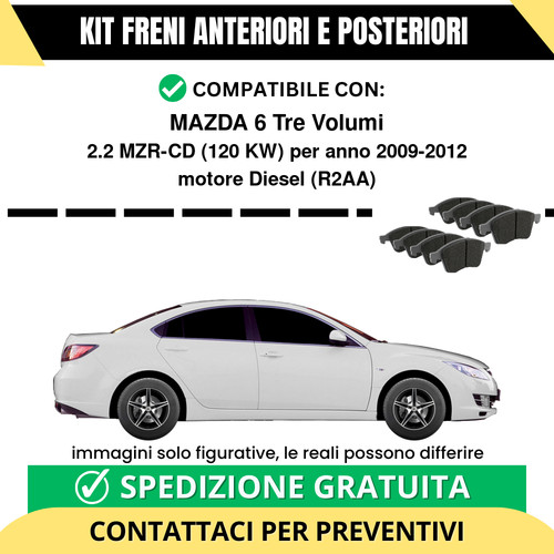 Pastiglie freno ant post - pastiglie,