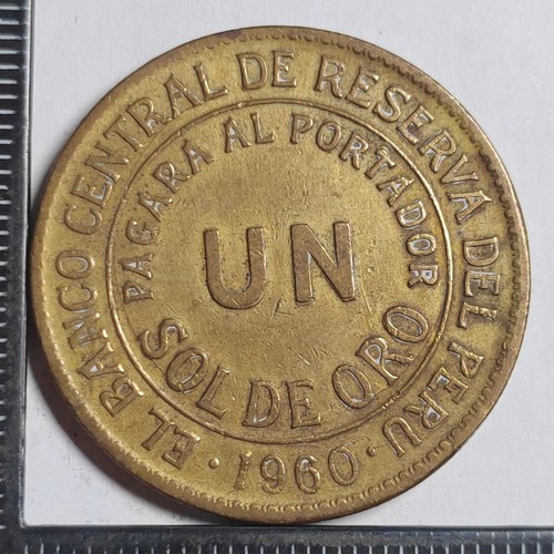 Sol oro 1960 pérou - pérou, peru
