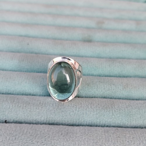 Anello acquamarina naturale