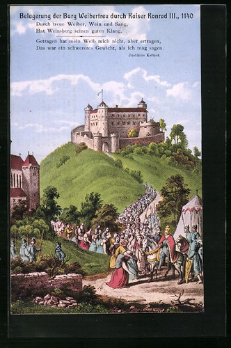 Cartolina weinsberg assedio - cartolina,