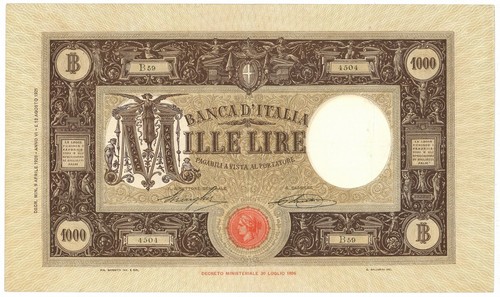 1000 lire barbetti grande - 1000,