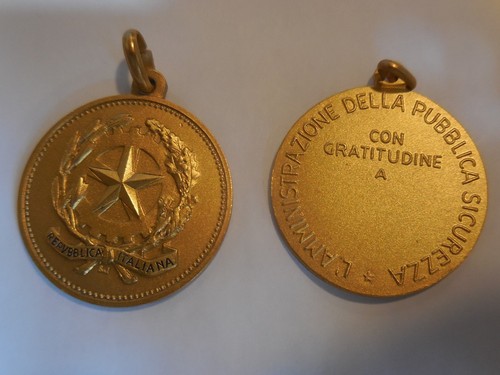 Medaglia con gratitudine - con,