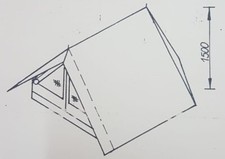 TENDA CANADESE 3 POSTI LANDO MOD. HERZBERG SUPER COD. 0784 CAMPEGGIO HOBBY