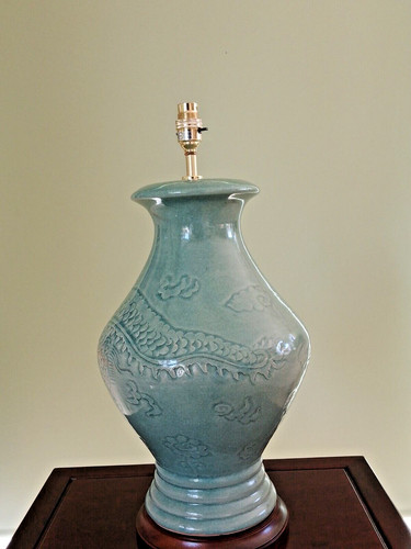Base lampada celadon - lampada,