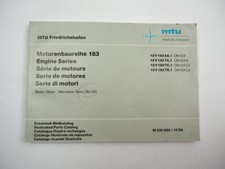 MTU 183 Motorenbaureihe Basis Mercedes Benz OM 420 Ersatzteilliste Bildkatalog