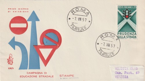 1957 fdc venetia 129 it - fdc,