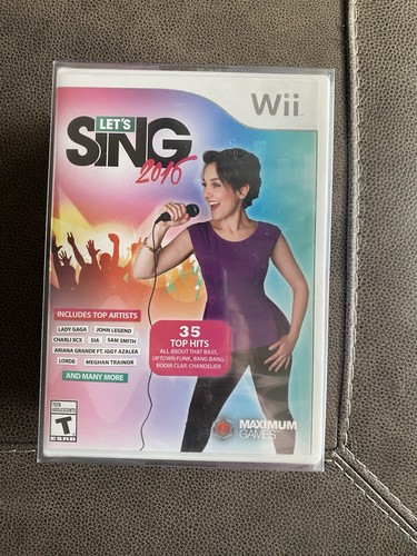 Nintendo wii let sing - wii,