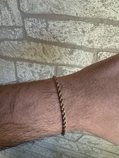 Bracciale in corda oro giallo