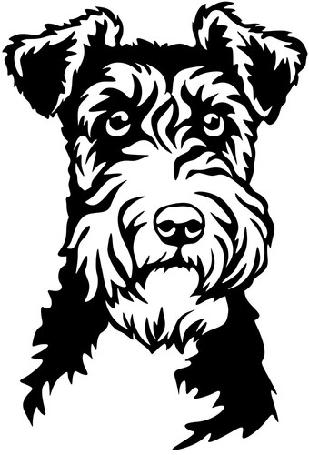 Adesivo foxterrier - adesivo,