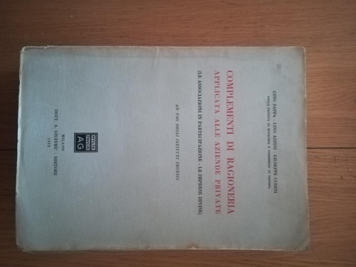 Complementi ragioneria - complementi, di