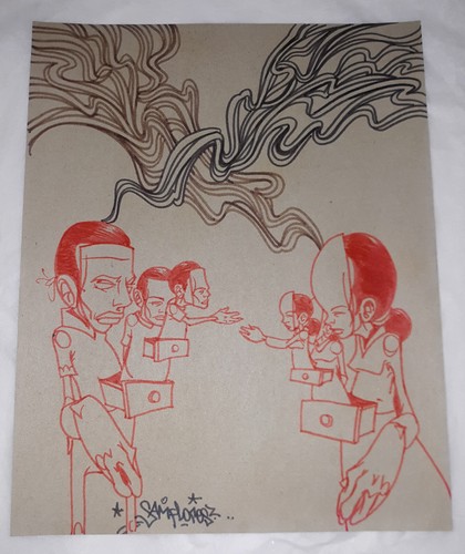 Sam flores art schizzo - sam,