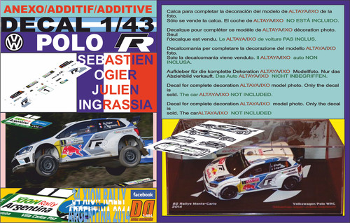 Anexo decal volkswagen - anexo, 1/43