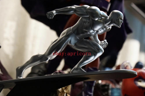 Statua surfista argento bowen - statua,