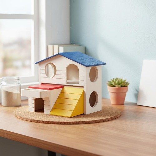 Casetta legno per criceti - casetta,