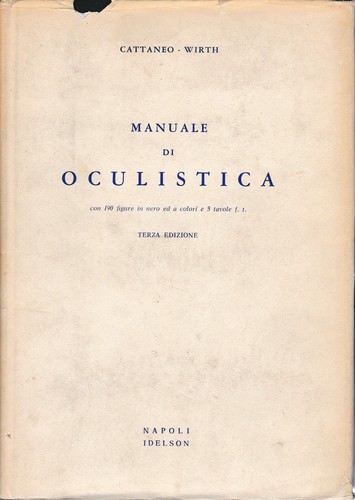 Manuale oculistica - manuale, di