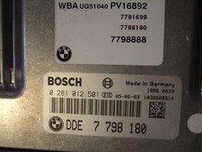 CENTRALINA MOTORE ECU BMW S1 - 0281012501 DDE 7798180