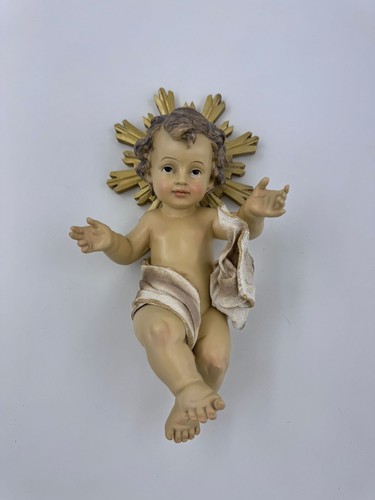 Gesu bambino resina dipinto - bambino,