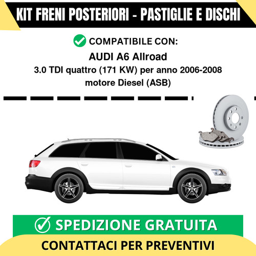 Kit freni posteriori per - posteriori,