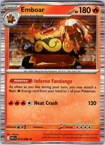 Emboar white flare 013 - white,