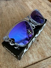 Oakley Frogskons Polished Clear Prizm Violet (lenti NUOVE!!)