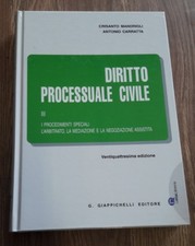 Crisanto Mandrioli Diritto processuale civile 3 G. Giappichelli editore