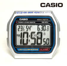 NUOVA CASIO WAVE CEPTOR A158WA sveglia elettrica onda DQD-851J-8JF Giappone