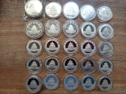 Pièce argent yuan - panda,