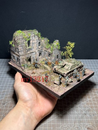 Diorama campo battaglia - campo,