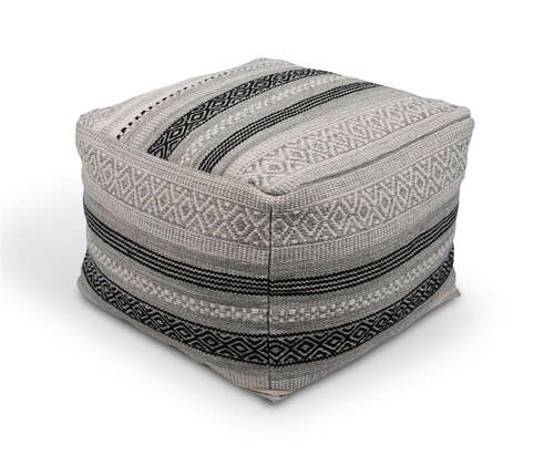 Pouf quadrato 100 cotone - pouf, 100%