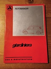 Libretto Uso e Manutenzione Autobianchi Giardiniera