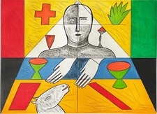 Mimmo PALADINO "Matematico I"