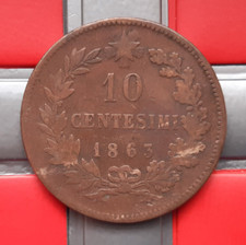 (£)   10 Centesimi 1863