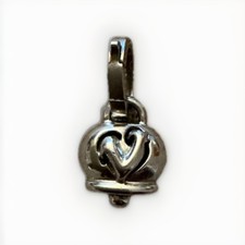Ciondolo campana articolata Chantecler sterling 925 firmato