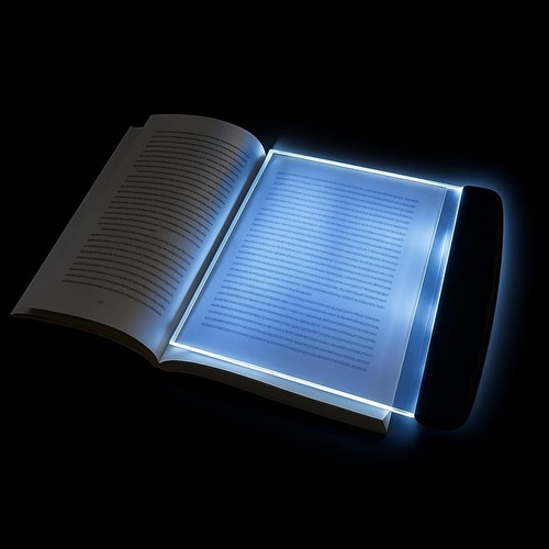 Flat plate led book - led,
