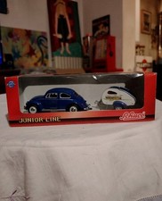 SCHUCO-VOLKSWAGEN BEETLE Con Roulotte - Modellino Auto Junior Line -Scala 1:43