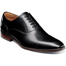 Scarpe Oxford In Pelle Liscia