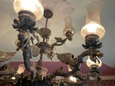 lampadario ferro battuto