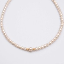 Collana filo perle naturali