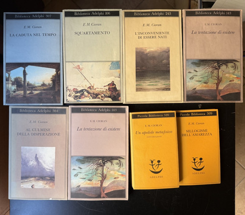 Lotto libri cioran - libri,